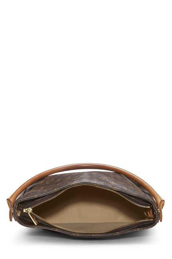 Louis Vuitton 2001 Luco Monogram Tote Brown Shoulder Bag Purse Zip Large  Handbag