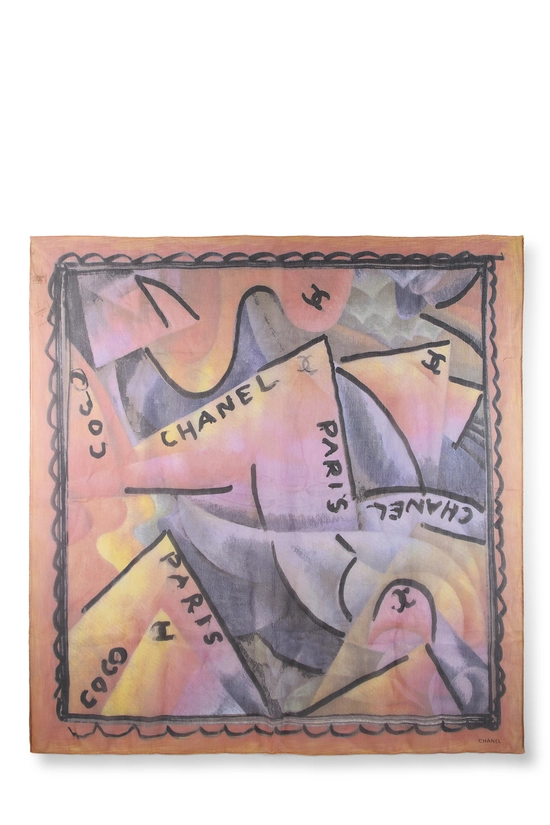 Multicolor Silk Scarf, , large image number 0