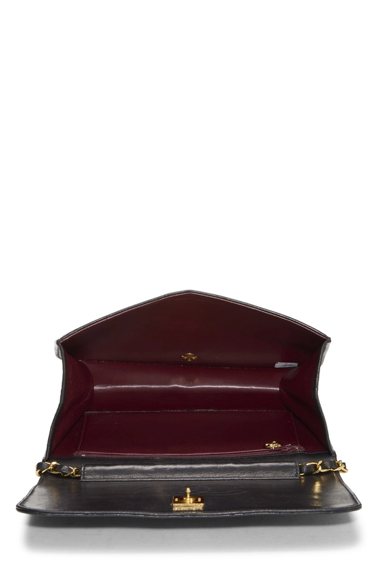 Black Quilted Lambskin Snap Full Flap Small, , large image number 5