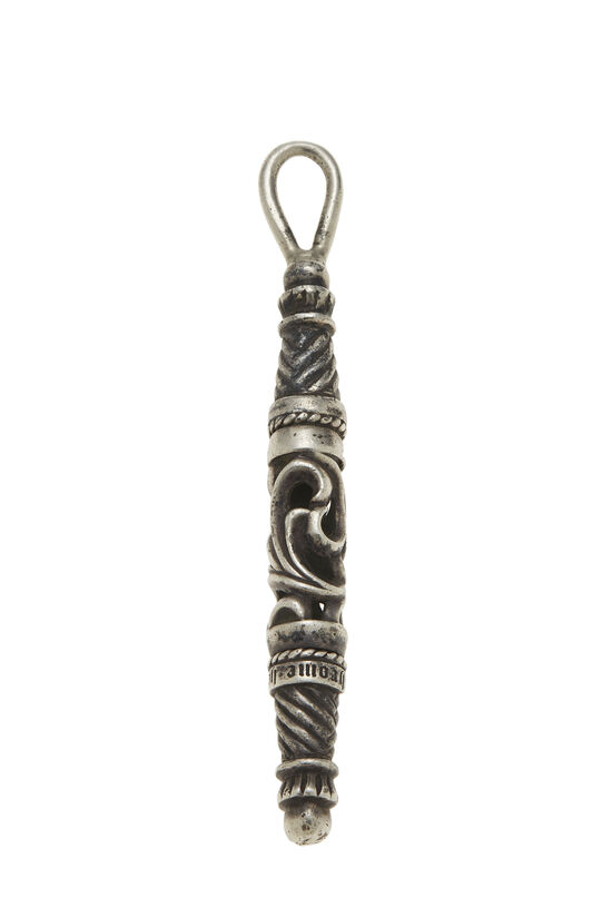 Sterling Silver Long Wand Keychain, , large image number 0