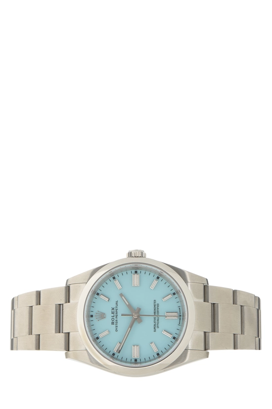 Pre-Owned Tiffany Turquoise Dial Oyster Perpetual 126000 36mm