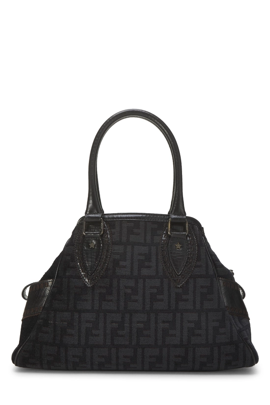 Black Zucca Velour Bag Du Jour Small, , large image number 3