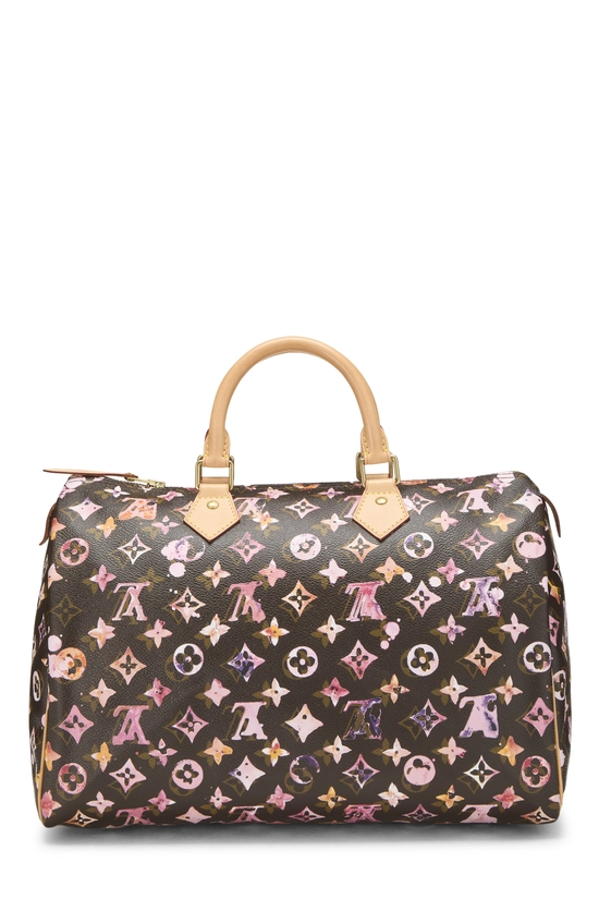 Richard Prince x Louis Vuitton Limited Edition Monogram Watercolor Speedy 35, , large image number 3
