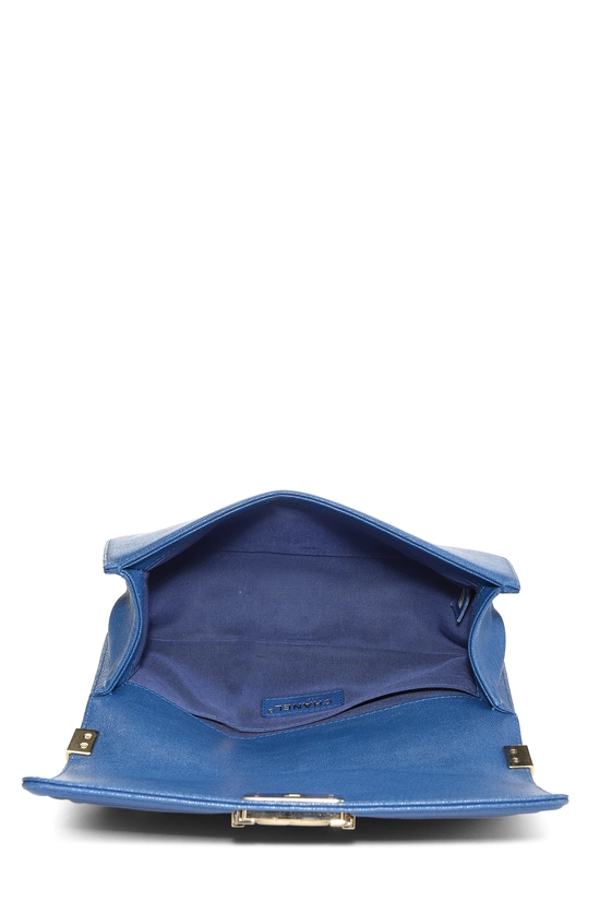 Blue Chevron Caviar Boy Bag Medium, , large image number 5