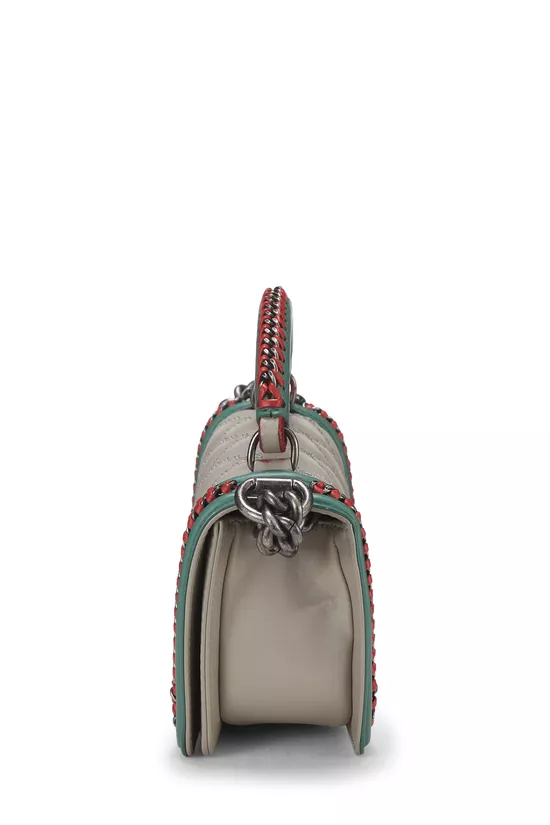 Paris-Salzburg Multicolor Braided Around Top Handle Boy Bag Small, , large image number 2