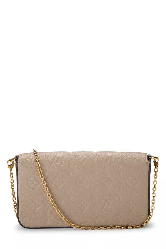 Grey Monogram Empreinte Pochette Felicie, , large image number 3