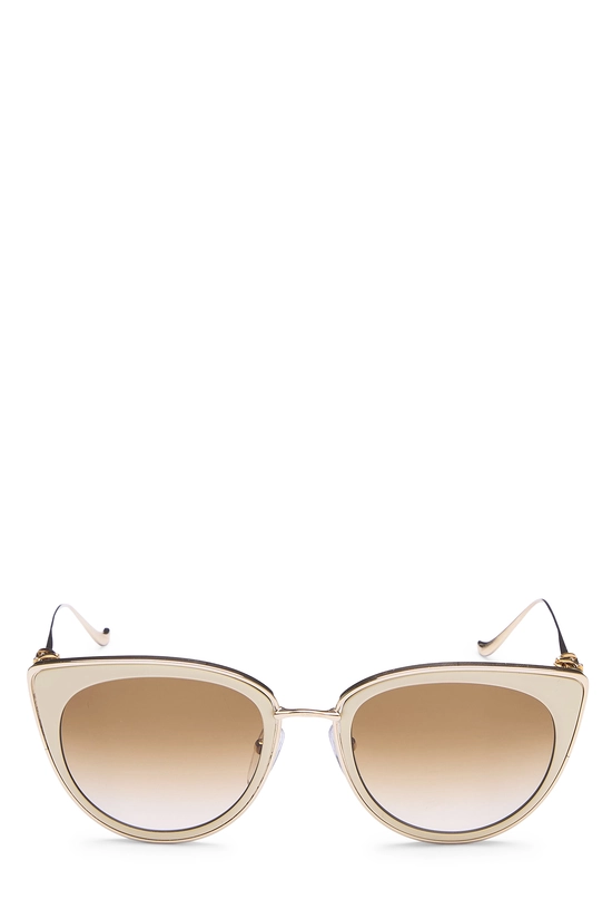 Cream Metal Vagenius Sunglasses, , large image number 0