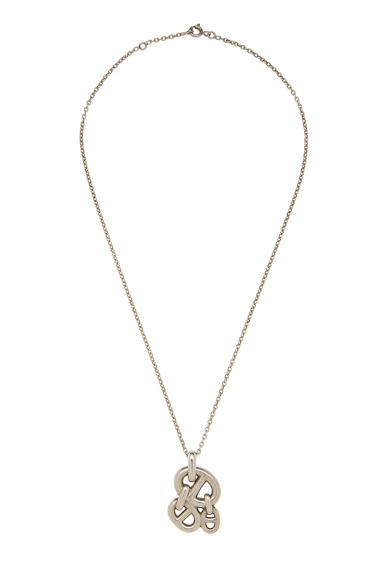 Silver Chaine d'Ancre Enchaine Pendant Necklace, , large image number 0