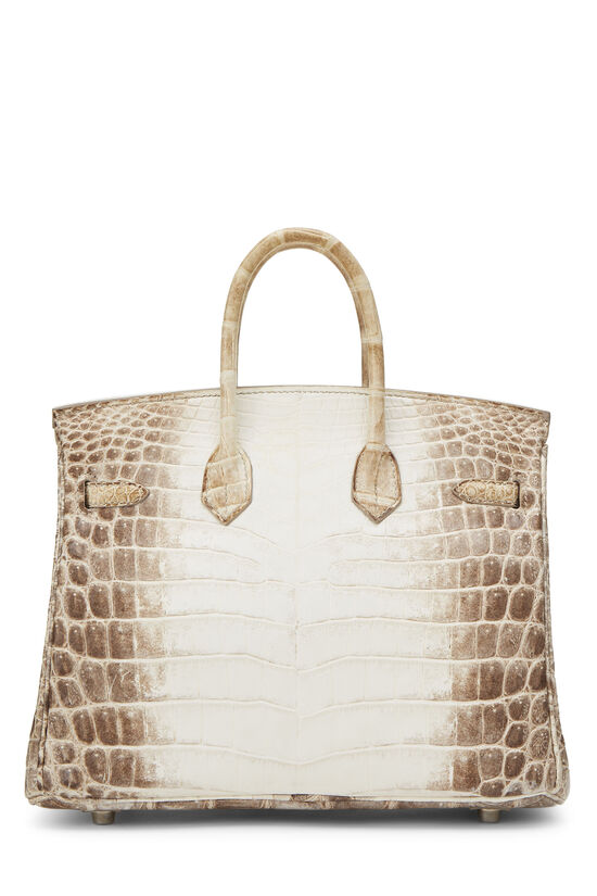Hermès White Crocodile Niloticus Himalaya Birkin 25 QGB4PVTTWB000