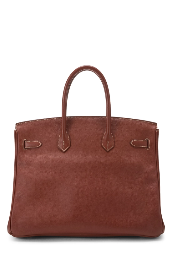 Brique & Orange Epsom Candy Birkin 35, , large image number 3