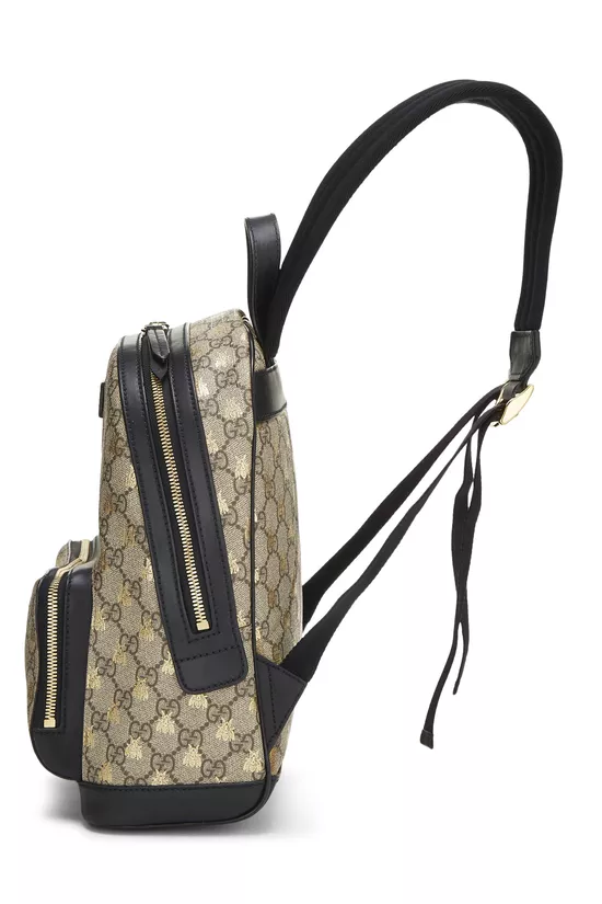 GG Supreme Canvas Bee Backpack Small, , large image number 2
