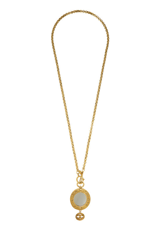 Gold Mirror Necklace, , large image number 0