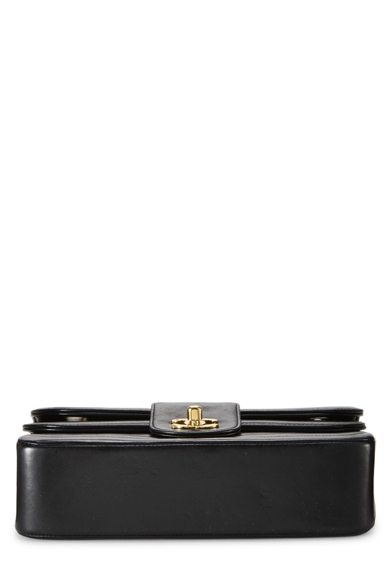 Black Lambskin Horizontal Flap 9", , large image number 4