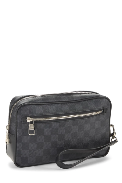 Black Damier Graphite Kasai Clutch, , large
