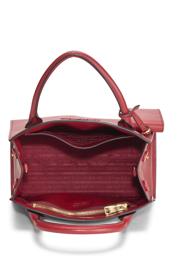 Red Saffiano Monochrome Tote Small, , large image number 5