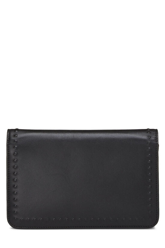 Black Calfskin Wallet On Chain, , large image number 4