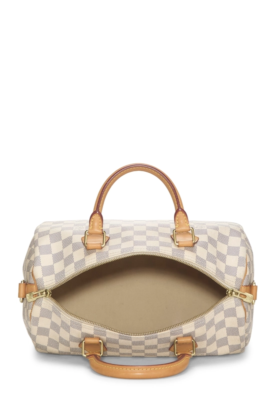 Damier Azur Speedy Bandouliere 30, , large image number 5