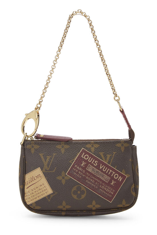 Brown Louis Vuitton Monogram Trunks and Bags Mini Pochette Accessoires Crossbody  Bag