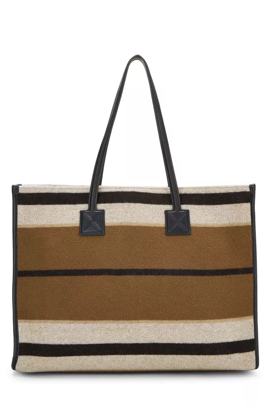 Black Wool Freya Tote Medium, , large image number 3