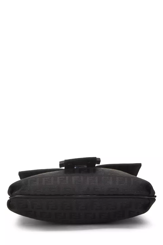 Black Zucchino Canvas Tube Messenger Small, , large image number 4