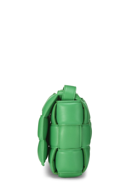 Green Maxi Intrecciato Padded Cassette, , large image number 2