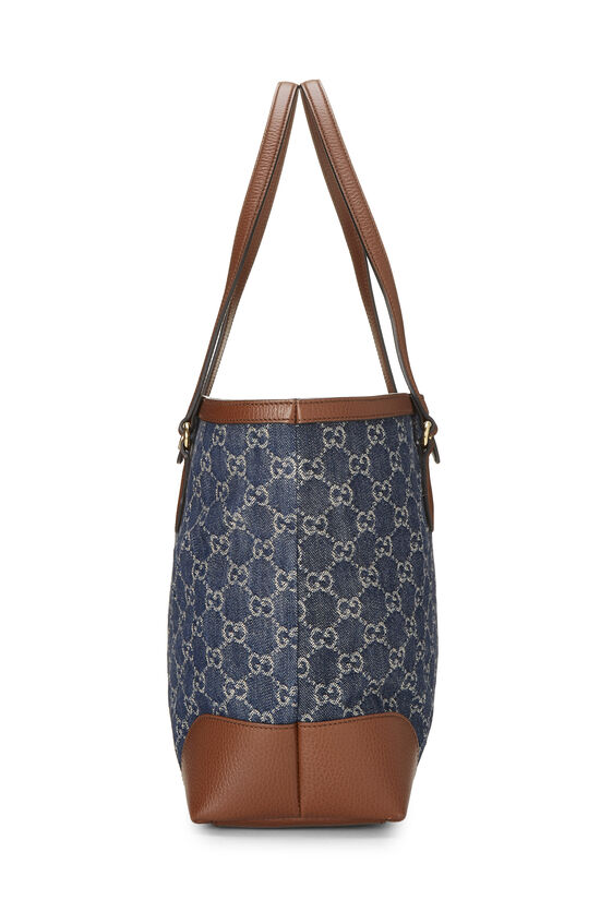 Blue Denim GG Ophidia Tote Medium, , large image number 2