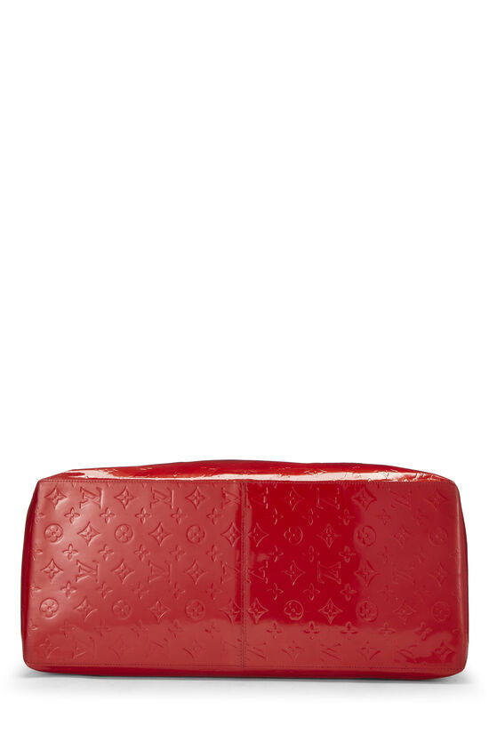 What Goes Around Comes Around Louis Vuitton Red Vernis Ab Reade Pm