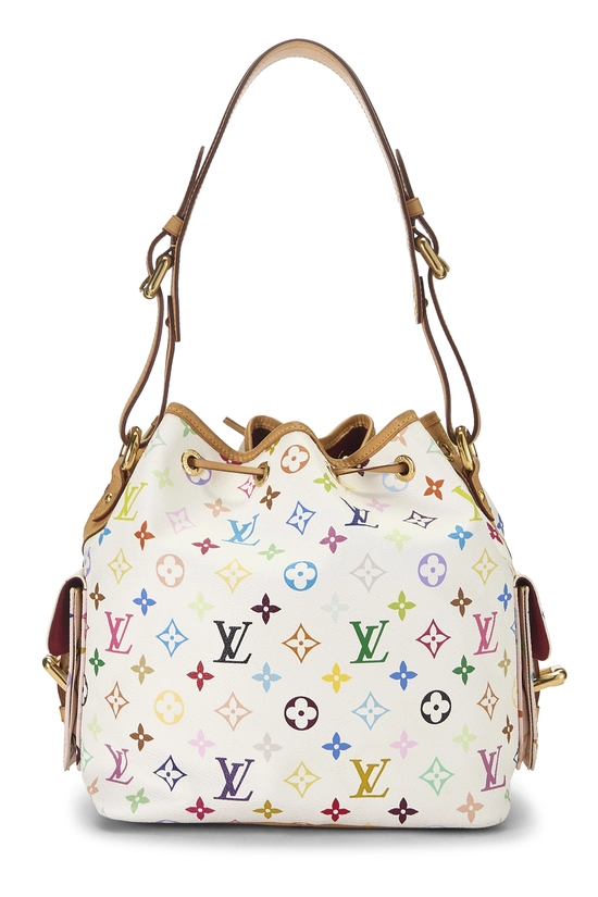 Takashi Murakami x Louis Vuitton White Monogram Multicolore No&eacute;, , large image number 3