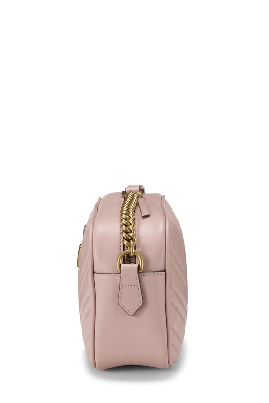 Pink Leather GG Marmont Crossbody Bag Small, , large image number 2