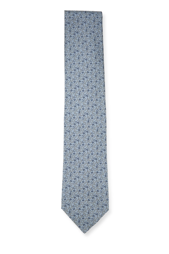 Blue Silk Tie, , large image number 0