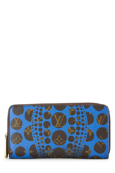 Yayoi Kusama x Louis Vuitton Blue Dots Monogram Zippy Wallet