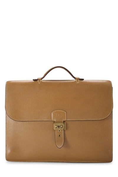 Hermès Natural Courchevel Sac a Dépêches 38