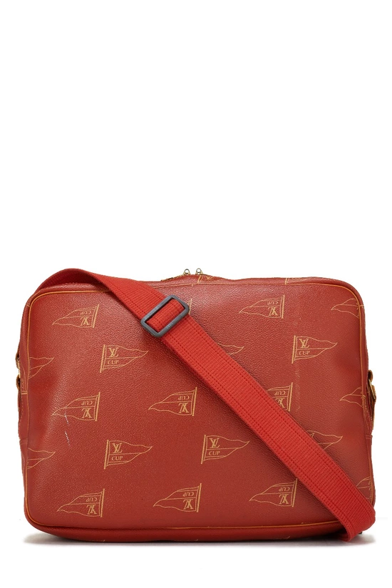 Red LV Cup Calvi Bag, , large image number 3
