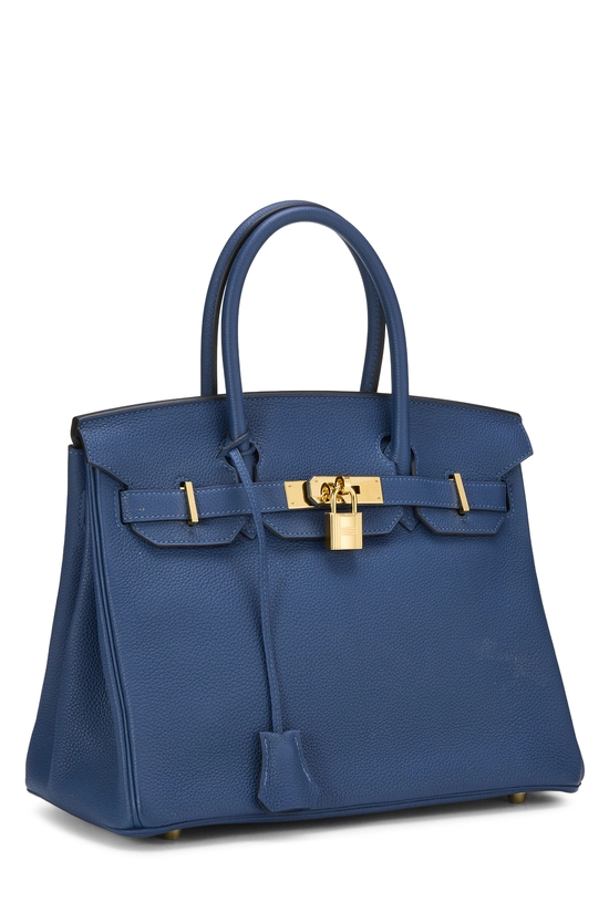 Deep Blue Togo Birkin 30, , large image number 1