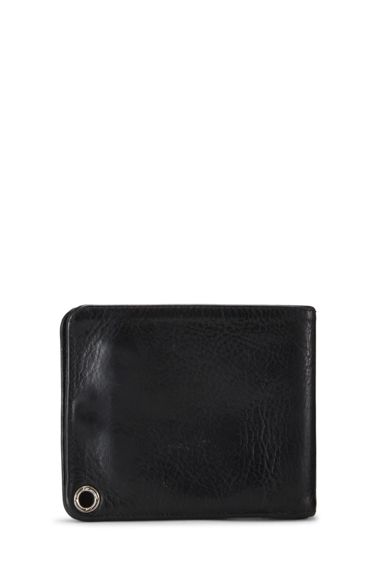 Black Leather Bifold Wallet, , large image number 2