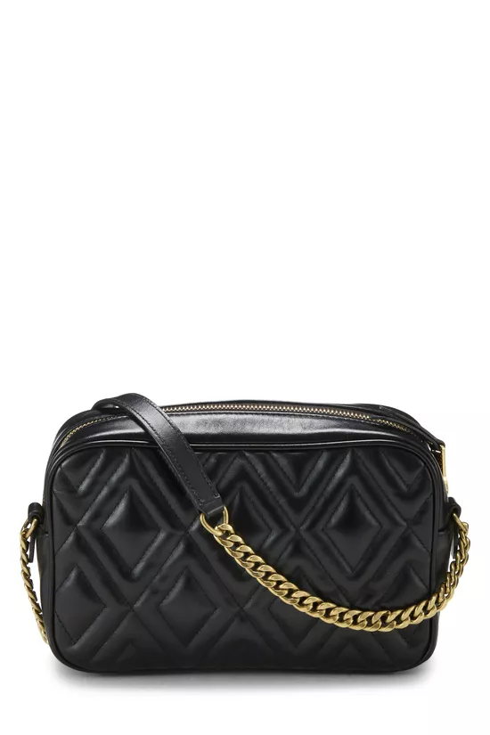 Black Nappa Matelass&eacute; Camera Bag, , large image number 3