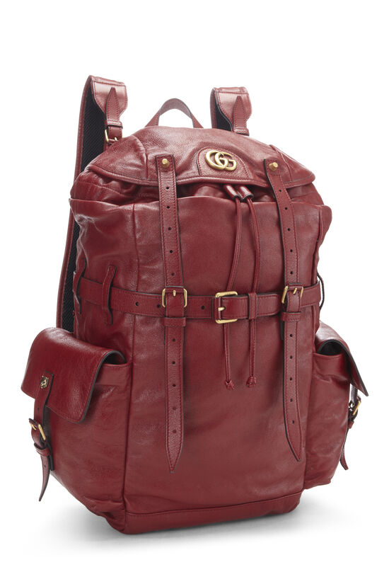 Red Leather (RE)BELLE Backpack, , large image number 1