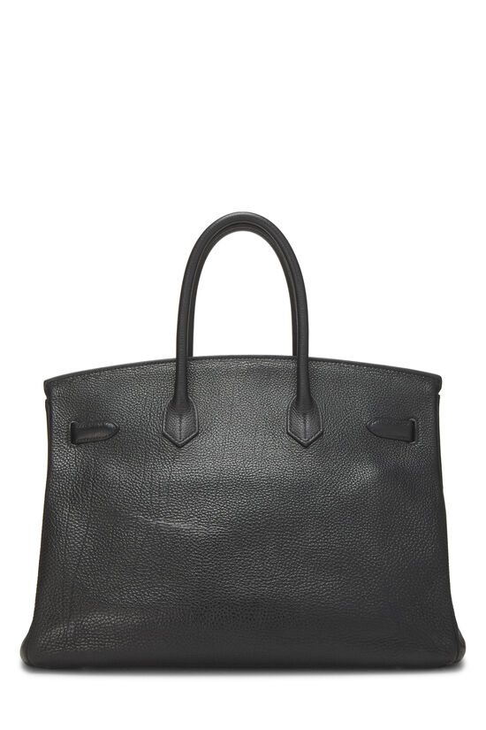 Black Togo Birkin 35, , large image number 3