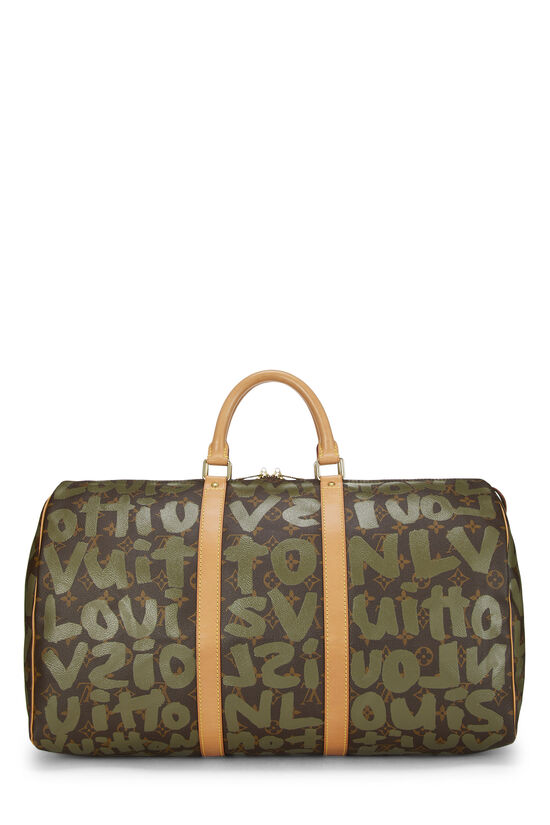 Louis Vuitton, Bags, Sold Louis Vuitton Keepall 5 Graffiti Duffle