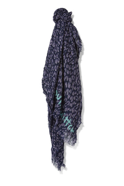 Stephen Sprouse x Louis Vuitton Purple Cashmere Leopard Scarf