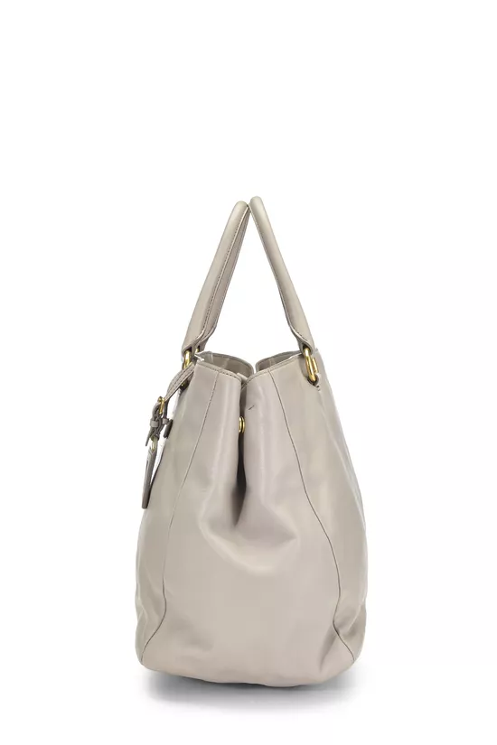 Beige Calfskin Convertible Tote Medium, , large image number 2