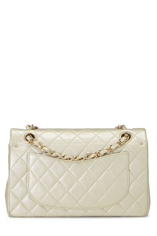Gold Quilted Lambskin Classic Double Flap Small, , large image number 3