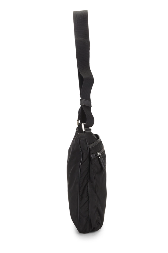 Black Nylon Messenger Medium, , large image number 2
