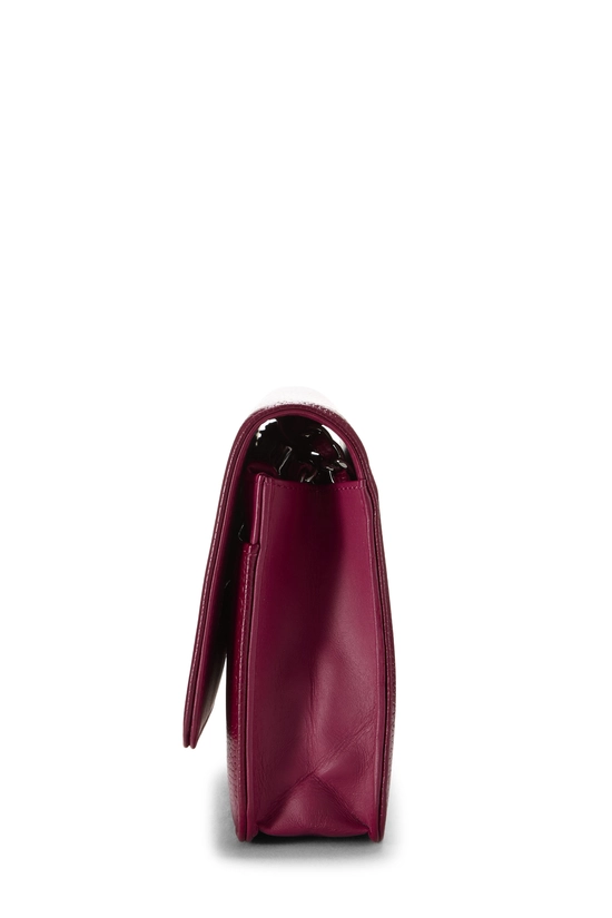 Burgundy Caviar Timeless 'CC' Wallet on Chain (WOC), , large image number 2