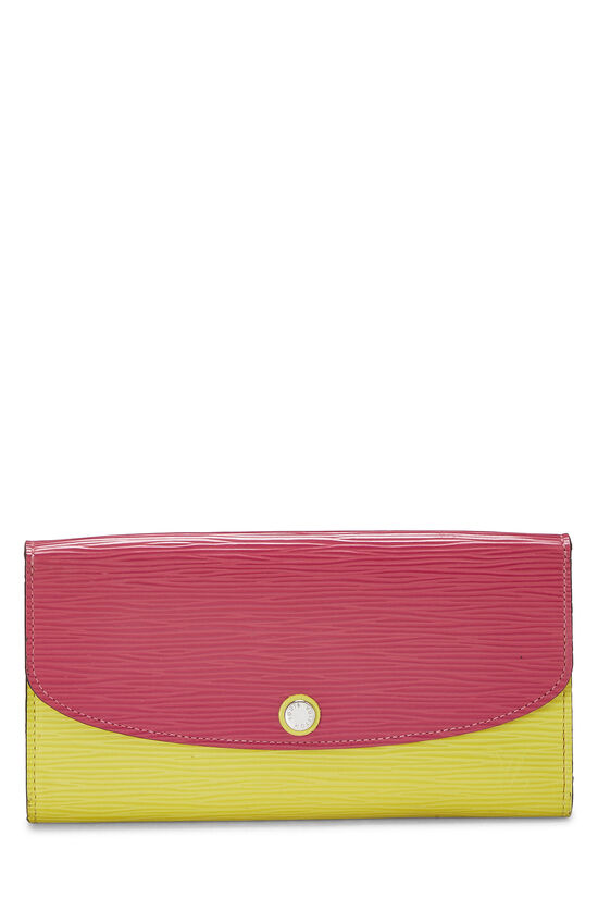 Authentic Louis Vuitton Red Epi Double side Bifold Wallet