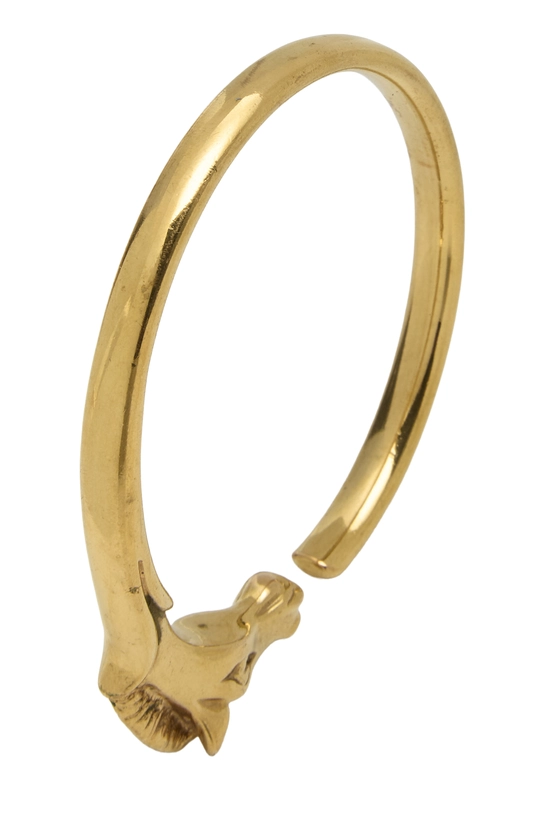 Gold Horse Head Bracelet, , large image number 1
