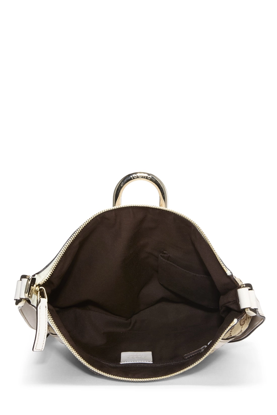 White Original GG Canvas D-Ring Abbey Messenger Small, , large image number 5