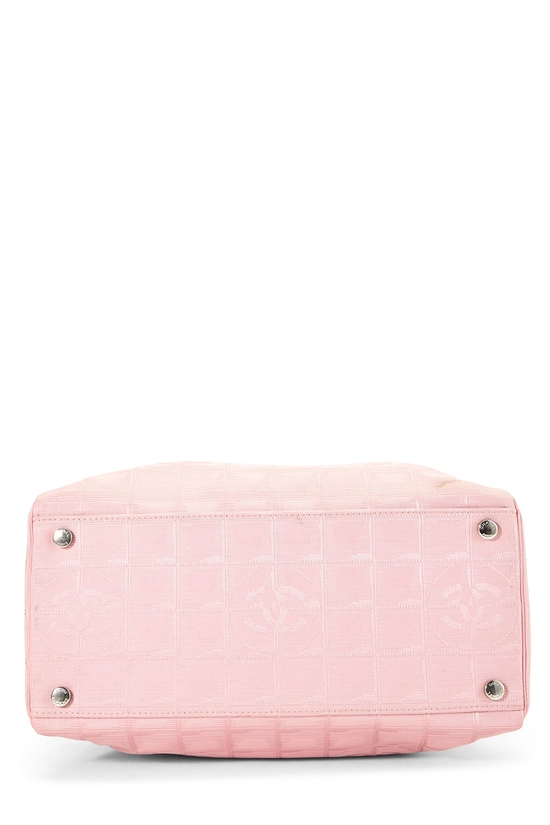 Pink Nylon Travel Line Handbag, , large image number 4