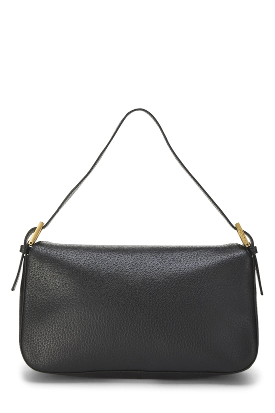 Black Leather Shoulder Bag, , large image number 3