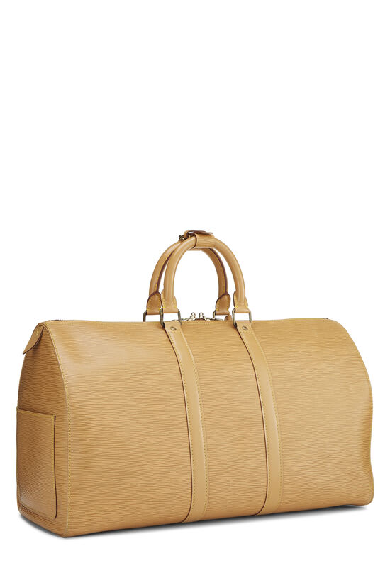 Louis Vuitton Cannelle Epi Keepall - What Around Comes Around